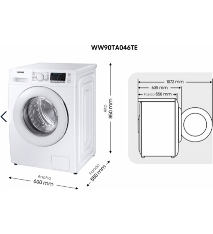 Samsung WW90TA046TE_EC lavadora carga frontal 9kg a (1400rpm) ww90ta046te/ec