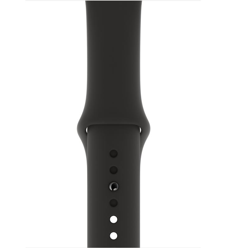 Space gray aluminum sport band black