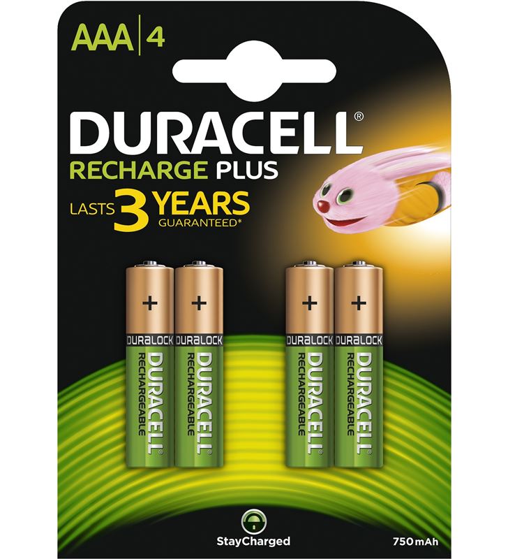 Duracell Hr3 B Pack 4 Pilas a Recargables Nimh 1 2v 750mah